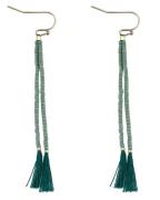 Everneed Nille Tassel Ohrringe - Dusty Jade