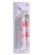 Excellent Houseware Metallstrohhalme Gold   4 stk.