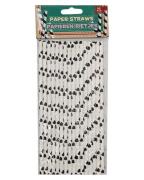 Party Collection Papierstrohhalme Herzen   16 stk.