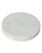 Excellent Houseware Marble Coaster White 10 x 10 cm   4 stk.
