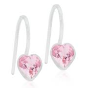 Blomdahl Medical Plastic Pendant Fixed Heart 6mm Light Rose