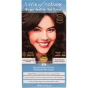 Tints of Nature Permanent Hair Colour 4N Natural Medium Brown