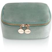 LULU'S ACCESSORIES Cosmetic Case Velvet Mint