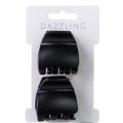 Dazzling Hår 2-pack matta hårklämmor