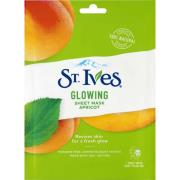 St Ives Glowing Sheet Mask Apricot 23 ml