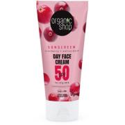 Organic Shop Sunscreen Day Face Cream SPF50 Oily Skin 50 ml
