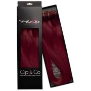 Poze Hairextensions Clip & Go Extensions 50 cm 5RV Red Passion