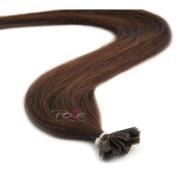 Poze Hairextensions Keratin Premium Extensions 60 cm 4B Chocolate