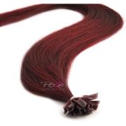 Poze Hairextensions Keratin Standard Extensions 50 cm 5RV Red Pas