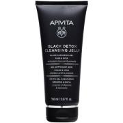 APIVITA Black Detox Cleansing Jelly  Black Cleansing Gel – Face &