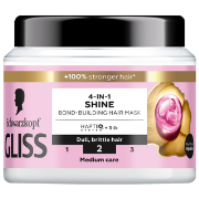 Schwarzkopf Gliss 4-In-1 Shine Bond-Building Hair Mask  400 ml