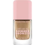 Catrice Dream In Shimmer Bronzer Nail Polish 090 Golden Hour