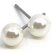 PIPOL BAZAAR Malou Ear 6 mm White Shell