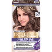 L'Oréal Paris Excellence Cool Creme Triple Care Color 7,11 Ultra