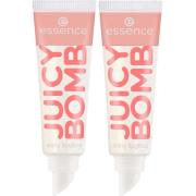 essence Juicy Bomb Shiny Lipgloss 101 Lovely Litchi 10 ml x 2