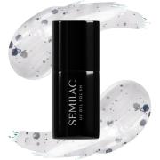 SEMILAC UV Gel Polish 924 Silver & White Drops