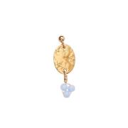 Pico Chantal Sky Ohrring Single 24 kt. Brass Goldplated P01002-Sky