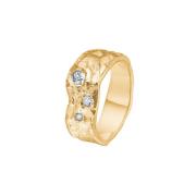 Schultz Jasmin Ring 18 kt. Silber Vergoldet DU-719030