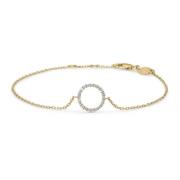 Mads Z Diamond Halo Armband 14 kt. Gold 0,12 ct. 1551024