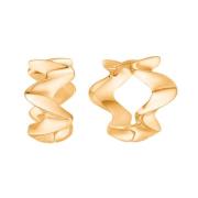 Mads Z Wave Creole Ohrringe 14 kt. Gold 1510019