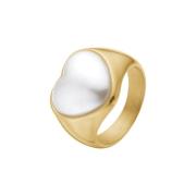 Schultz Jasmin Heart Ring Ring 18 kt. Edelstahl vergoldet DU30033