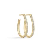 Julie Sandlau Infinity Pear Ohrringe 22 kt. Silber Vergoldet HPS47GDCZ