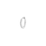 Maria Black Rainbow 8 Huggie Ohrring Single 14 kt. Weißgold 0,092 ct. ...