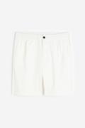 H&M Baumwollshorts Regular Fit Weiß in Größe L. Farbe: White