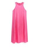 Arket Satinkleid Rosa, Alltagskleider in Größe 42. Farbe: Pink