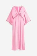 H&M Satinkleid Hellrosa, Alltagskleider in Größe 38. Farbe: Light pink