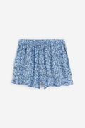 H&M Shorts mit Volants Blau/Geblümt in Größe 146/152. Farbe: Blue/flor...