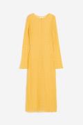 H&M Spitzenkleid Gelb, Party kleider in Größe XL. Farbe: Yellow