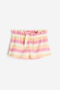 H&M Shorts aus Frottee Rosa/Gestreift in Größe 74. Farbe: Pink/striped