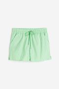 H&M Pull-on-Shorts Grün/Weiß gestreift in Größe XXS. Farbe: Green/whit...