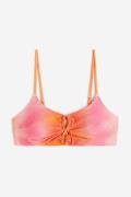 H&M Wattiertes Bikinitop Orange, Bikini-Oberteil in Größe 32. Farbe: O...