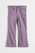 H&M Ausgestellte Hose Lila, Hosen in Größe 104. Farbe: Purple