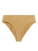 Arket Bikinihöschen mit hoher Taille Gold, Bikini-Unterteil in Größe 4...