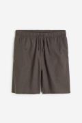 H&M Shorts aus Leinenmix Relaxed Fit Dunkelgrau in Größe XS. Farbe: Da...