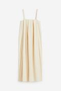 H&M Plissiertes Kleid Cremefarben, Alltagskleider in Größe L. Farbe: C...