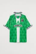 H&M Fußballtrikot mit Kurzarm Grün/4, T-Shirt in Größe S. Farbe: Green...