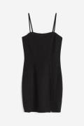 H&M Bodycon-Kleid Schwarz, Party kleider in Größe M. Farbe: Black 001