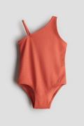 H&M Dunkelorange, Badeanzug in Größe 92. Farbe: Dark orange