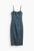 H&M Bodycon-Kleid aus Denim Denimblau, Alltagskleider in Größe XS. Far...