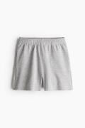 H&M Sweatshorts Hellgraumeliert in Größe XL. Farbe: Light grey marl