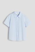 H&M Easy-Iron-Hemd Hellblau/Kariert, T-Shirts & Tops in Größe 92. Farb...