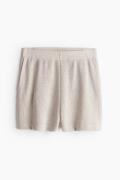 H&M Jerseyshorts Hellbeige in Größe XL. Farbe: Light beige