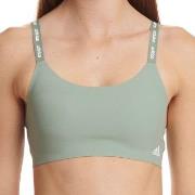 adidas BH BOS Micro Cut Free Scoop Lounge Bra Olive Large Damen