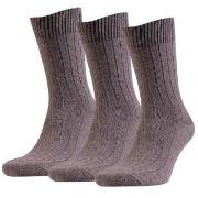 Amanda Christensen 3P Supreme Wool Sock Braun Gr 39/42