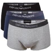 Armani Pure Cotton Trunks 9P Grau/Blau Baumwolle Small Herren