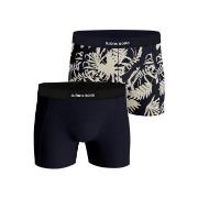 Björn Borg 2P Core Boxer Marine gemustert Baumwolle Small Herren